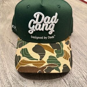 Green and Camouflage Hat